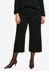 Mat Fashion Wide-Leg Cropped Pants Black 0000.5529.ΝΕΤΤΟ_BLACK