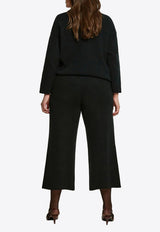 Mat Fashion Wide-Leg Cropped Pants Black 0000.5529.ΝΕΤΤΟ_BLACK