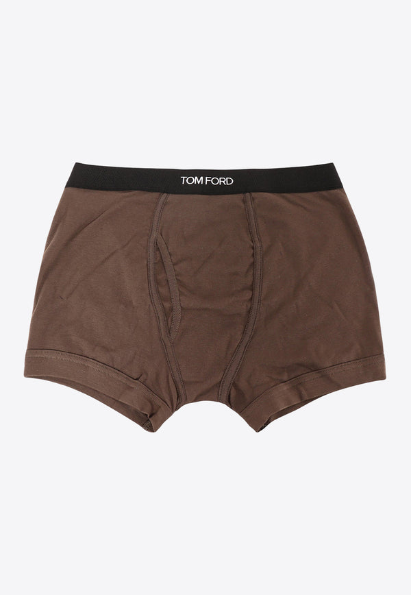 Tom Ford Logo Waistband Boxers Green T4LC31040_302