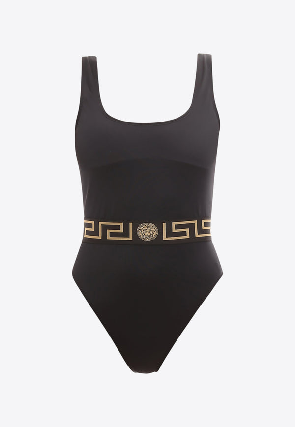 Versace Greca Waistband One-piece Swimsuit 1003204A232185_1B000