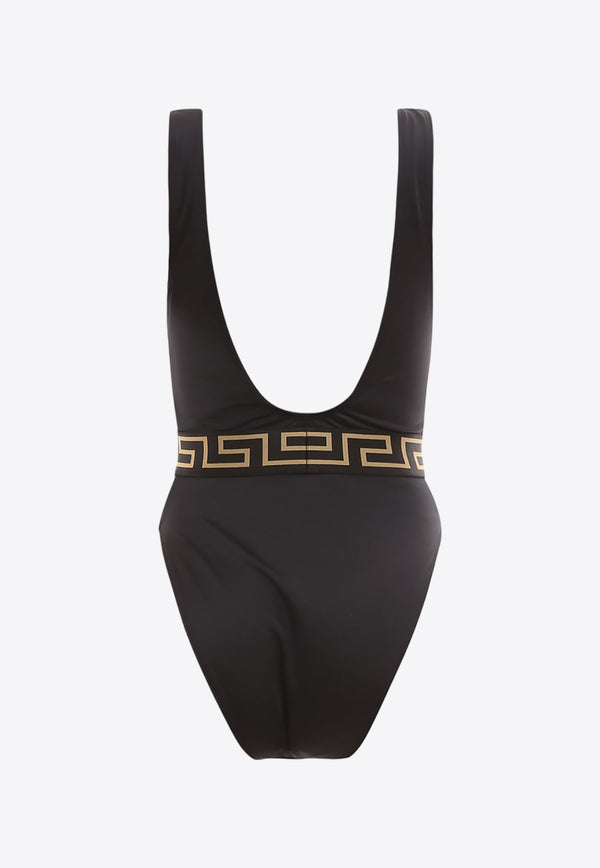 Versace Greca Waistband One-piece Swimsuit 1003204A232185_1B000