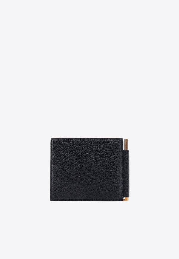 Tom Ford Bi-Fold Money Clip Leather Cardholder Black Y0231LCL158G_1N001