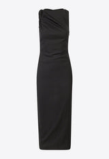 Versace Cut-Out Midi Dress Black 10086311A02395_1B000