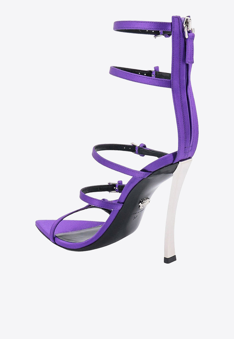 Versace Pin-Point 120 Strappy Sandals Purple 10099961A00619_1LD2P