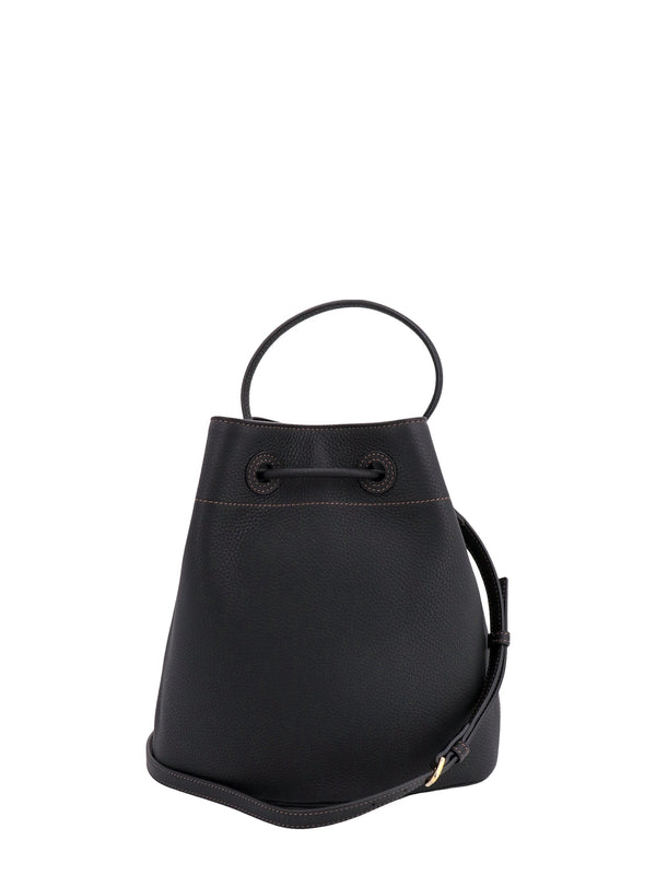 Burberry Small TB Leather Bucket Bag
 Black 8055691_A1189