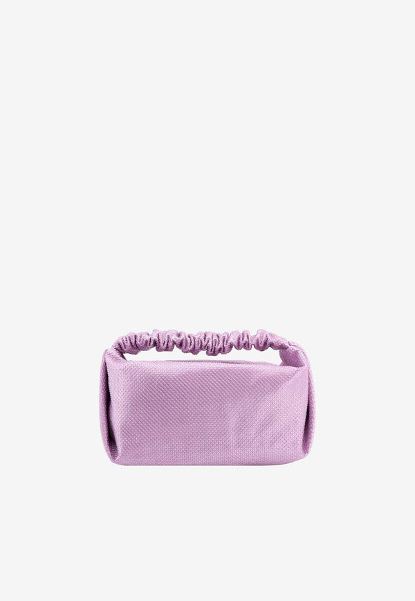 Alexander Wang Mini Scrunchie Beaded Top Handle Bag Purple 20323R40T_547