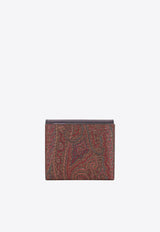 Etro Small Paisley Jacquard Essential Wallet Black 1N9258502_0001