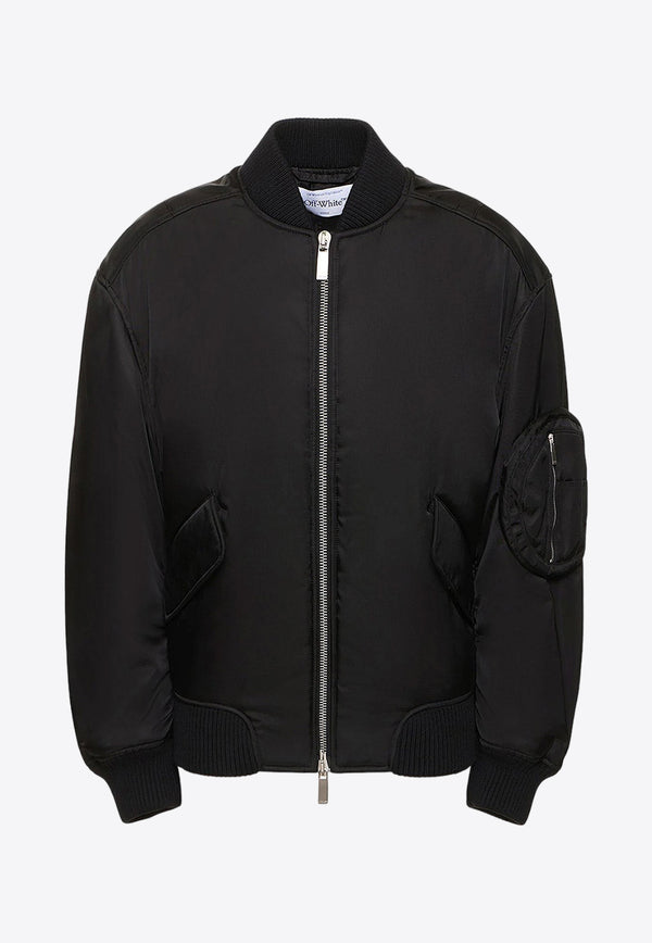 Off-White Arrows Padded Bomber Jacket Black OWEH028F23FAB001_1010