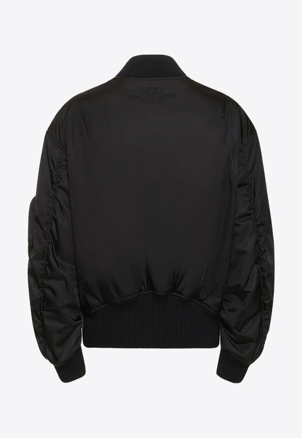 Off-White Arrows Padded Bomber Jacket Black OWEH028F23FAB001_1010