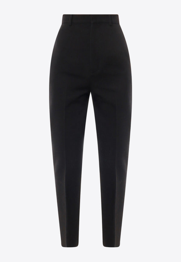 Saint Laurent Slim-Leg Tailored Pants in Wool 766158Y806V_1000