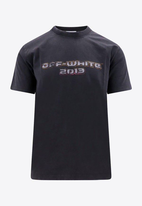 Off-White Digit Bacchus Printed T-shirt Black OMAA027F23JER006_1084