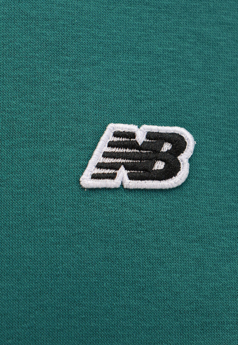 New Balance Logo Patch Crewneck Sweatshirt Green MT23601VDA_317