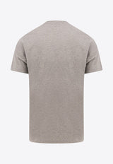 New Balance Logo Patch Crewneck T-shirt Gray MT23600AG_053