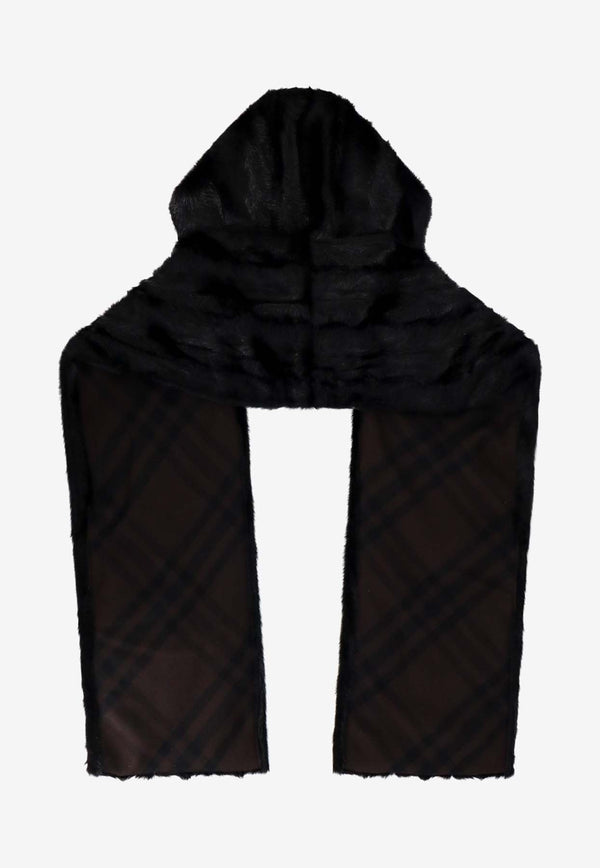 Burberry Faux Fur Hooded Scarf 8079143_A1189