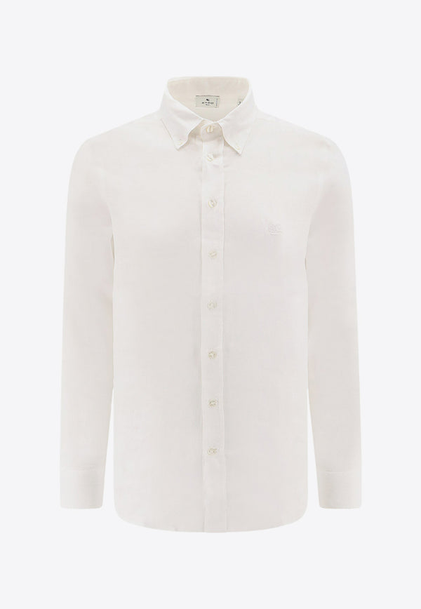 Etro Long-Sleeved Button-Down Shirt MRIB000499TU3E0_W0800 White