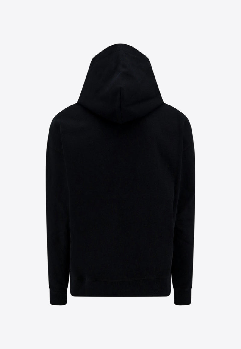 Dolce & Gabbana Logo Print Hooded Sweatshirt Black G9AKATHU7PP_N0000