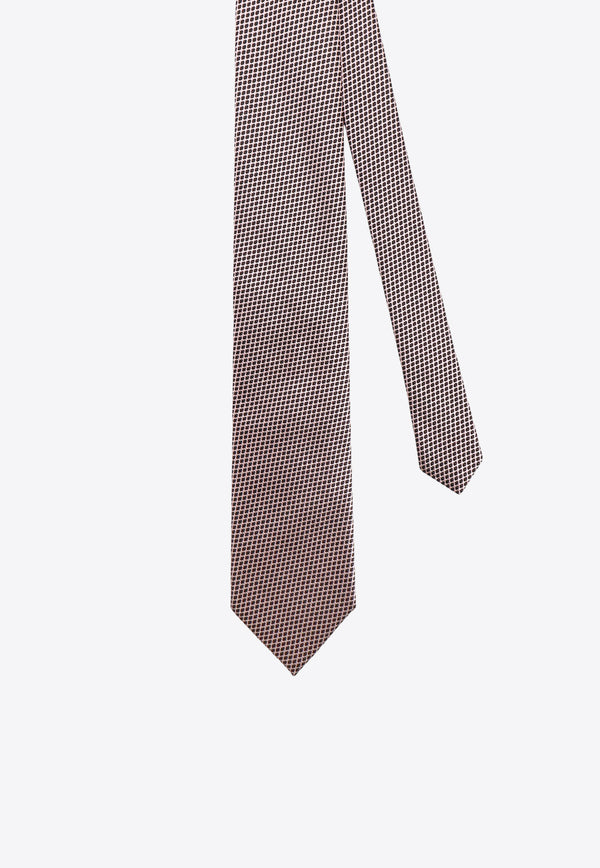 Tom Ford Jacquard Silk Tie Pink STE001SPP127_DP082