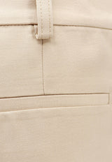 Stella McCartney Tailored Mini Shorts Beige 6401643DU701_2600