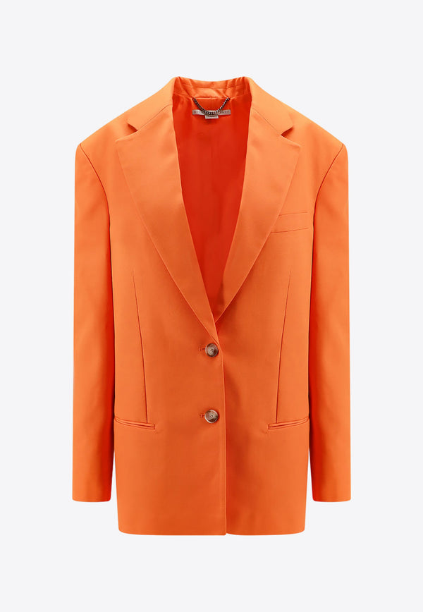 Stella McCartney Oversized Single-Breasted Blazer Orange 6500723DU701_7501