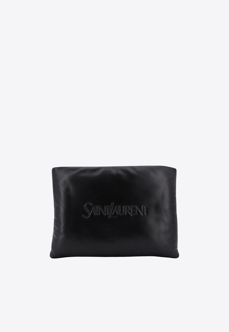 Saint Laurent Large Puffy Leather Pouch 779512AADA1_1000