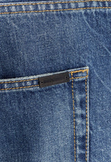 Saint Laurent Basic Straight-Leg Jeans Blue 597052YV970_5017