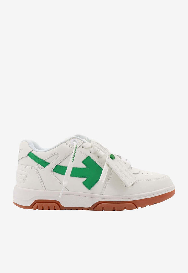 Off-White Out of Office Low-Top Sneakers Green OMIA189S24LEA001_0155