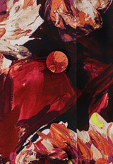 Dolce & Gabbana Floral Print Cropped Blazer Multicolor F26S5TFSIBD_HR4YC