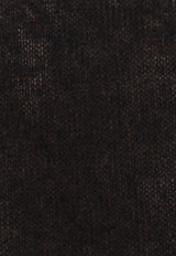 Tom Ford V-neck Knitted Sweater Black KVL016YMM002F23_LB999