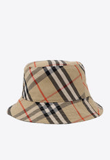 Burberry Checked EDK-Embroidered Bucket Hat 8085726_A2021