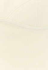 Bottega Veneta Sleeveless Bustier Bodysuit Off-white 782623V40F0_9204