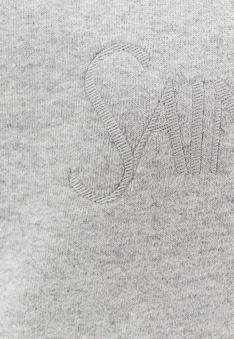 Saint Laurent Logo-Embroidered Hooded Sweatshirt 728319Y37GY_1403
