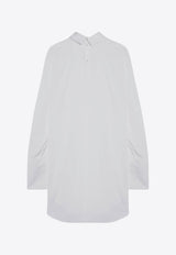 Dries Van Noten Turtleneck Oversized Shirt White 0107029293/P_DRVNO-001