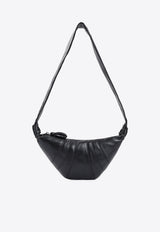Leather Croissant Zip Bag