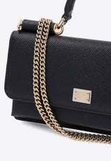 Mini Dauphine-Print Top Handle Bag