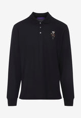 Bear Long-Sleeved Polo T-shirt