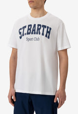 MC2 Saint Barth Sport Club Logo T-shirt White 01166H_WHITE MULT