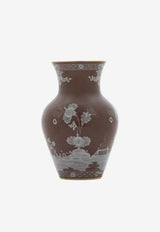 Ginori 1735 Oriente Italiano Castagna Ming Vase Brown 016RG02 FG6132LX0250G00135800