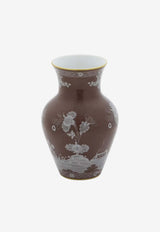 Ginori 1735 Oriente Italiano Castagna Ming Vase Brown 016RG02 FG6132LX0250G00135800