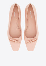 Salvatore Ferragamo Annie Ballet Flats in Patent Leather 01H388 ANNIE 768941 NYLUND PINK Pink
