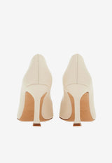 Salvatore Ferragamo Zelma 85 New Vara Plate Pumps 01H448 ZELMA 85 768712 MASCARPONE