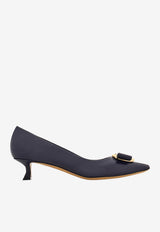Ferragamo Zelma 40 Vara Bow Pumps 01H450 ZELMA 40 781452 NAVY