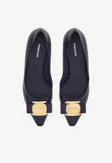 Ferragamo Zelma 40 Vara Bow Pumps 01H450 ZELMA 40 781452 NAVY