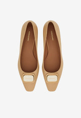Ferragamo Venera Vara Bow Ballet Flats 01I792 VENERA 779509 NUDE