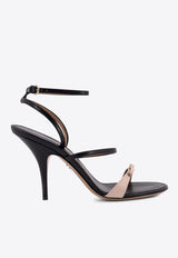 Ferragamo Ariel 95 Leather Sandals 01K044 ARIEL 95 782857 BALLET Black