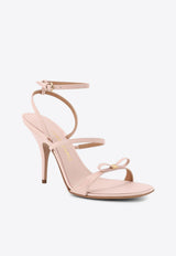 Ferragamo Ariel 95 Leather Sandals 01K044 ARIEL 95 782881 BALLET Pink