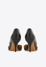 Ferragamo Moreen 70 Gancini Leather Pumps Black 01K454 MOREEN 70 784929 NERO