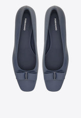 Ferragamo Rirri 30 Iconic Bow Nappa Leather Pumps Graphite 01K520 RIRRI 785560 GRAPHITE