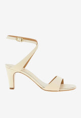 Ferragamo Teresy 70 Crossover-Strap Sandals Cream 01L206 TERESY 70 790470 MASCARPONE