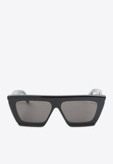 Geometric Logo Sunglasses