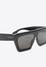 Geometric Logo Sunglasses
